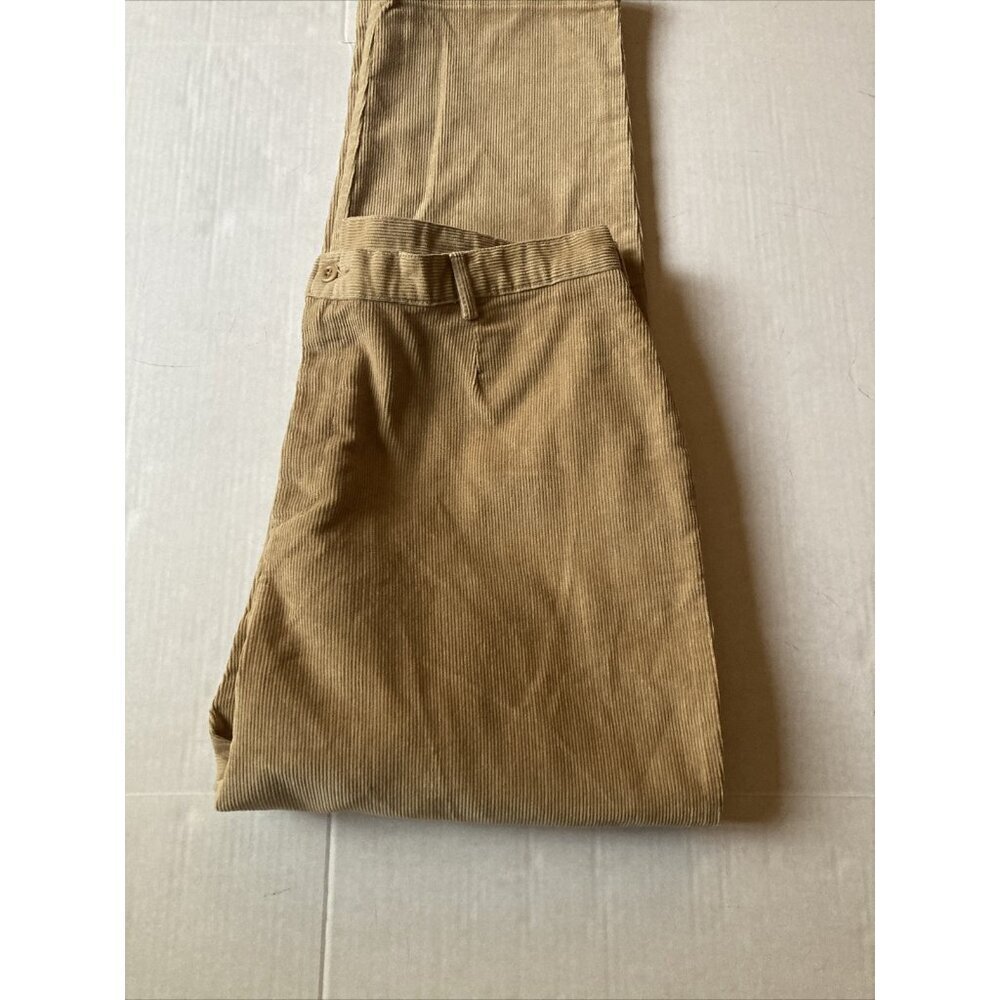 New Ladies Lands End Tan Courduroy Pants Size 18 NWT 36 X 29 - Picture 7 of 8